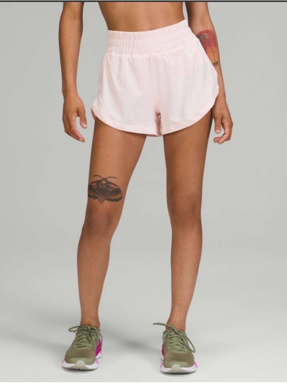 lululemon athletica Light Pink Athletic Shorts
